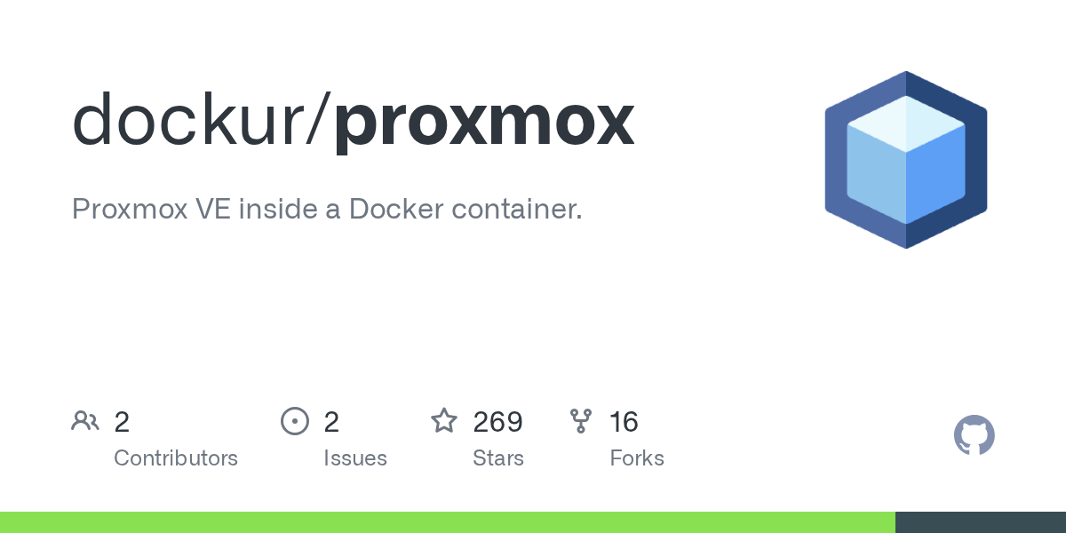 Preview of dockur/proxmox