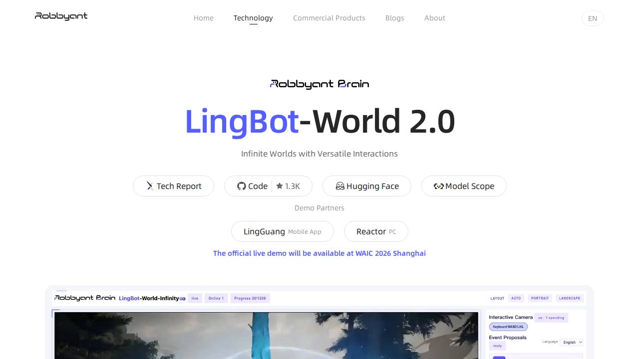 Preview of Robbyant/lingbot-world-v2