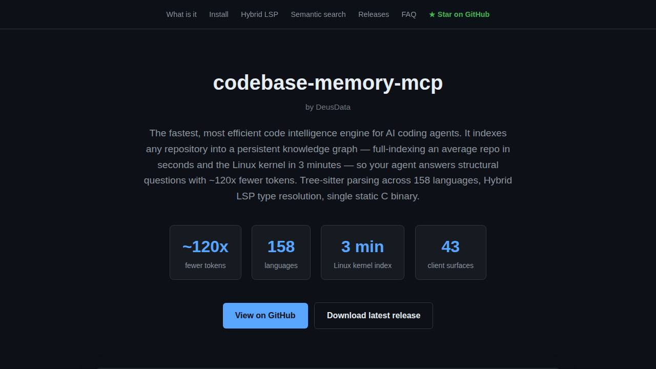 Preview of DeusData/codebase-memory-mcp