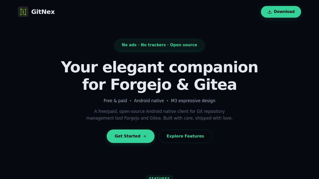 Preview of gitnex/GitNex