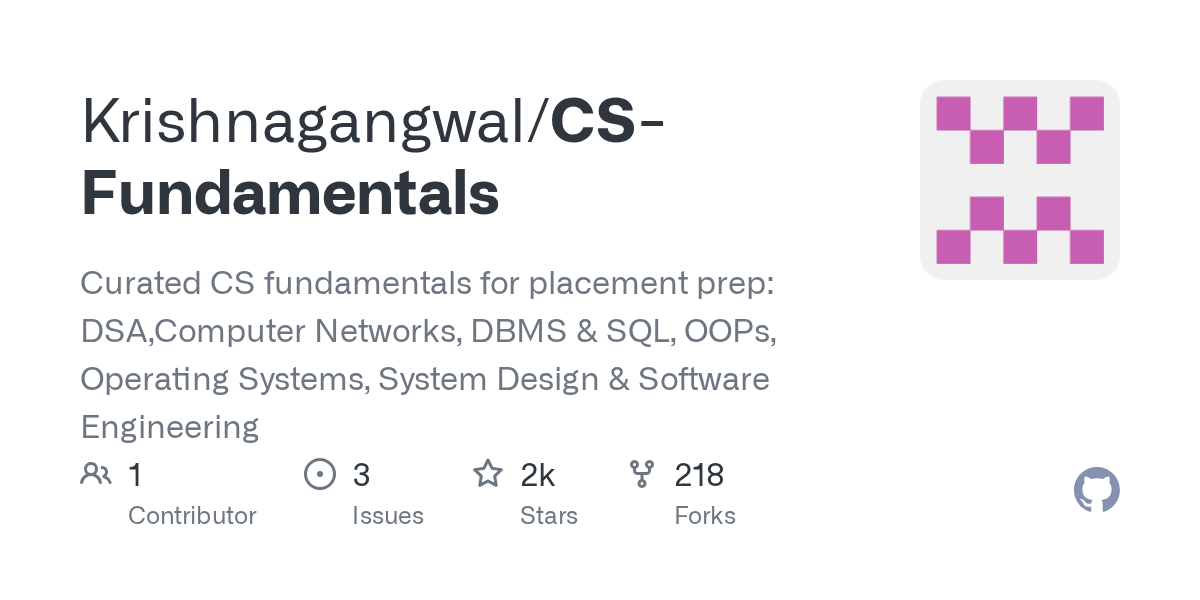 Preview of Krishnagangwal/CS-Fundamentals