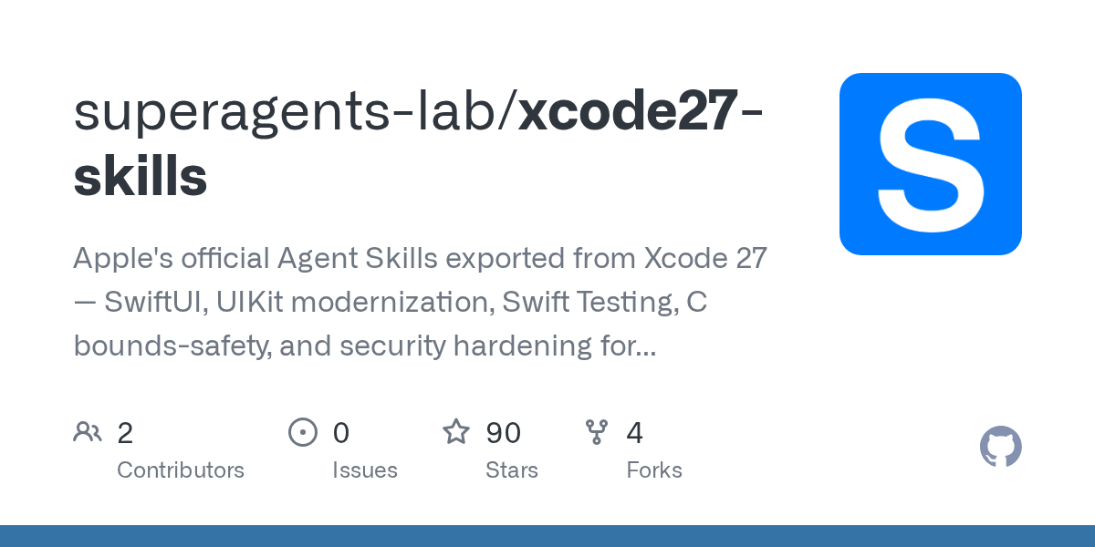 Preview of superagents-lab/xcode27-skills