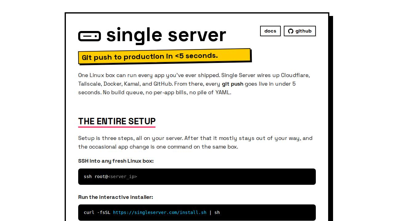 Preview of dvassallo/singleserver