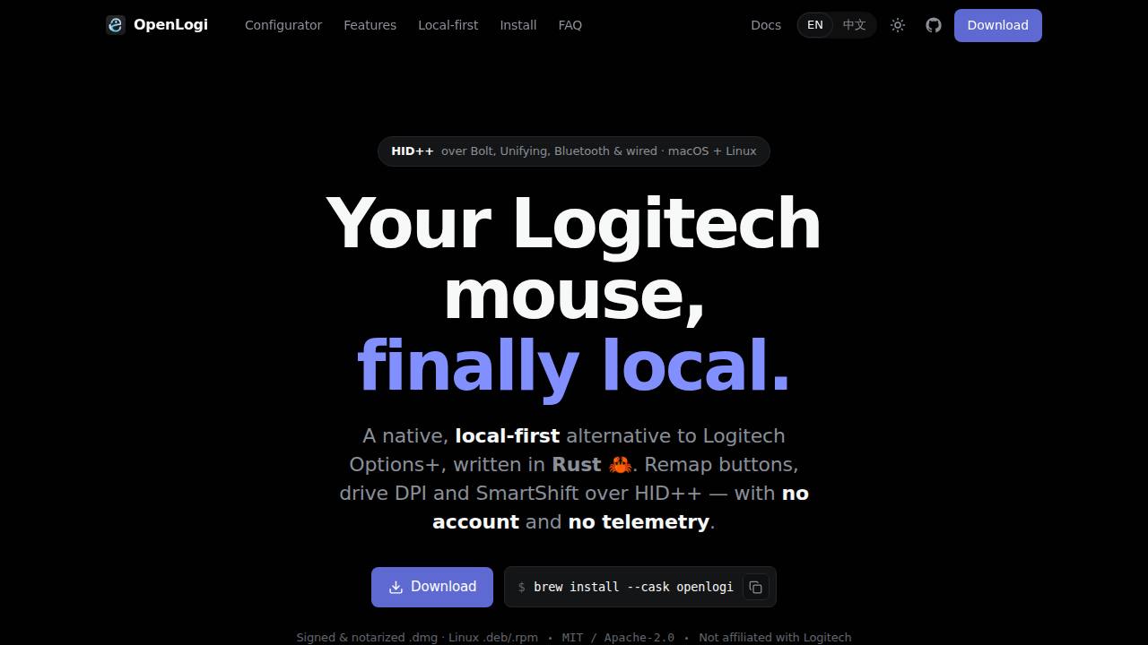 Preview of AprilNEA/OpenLogi