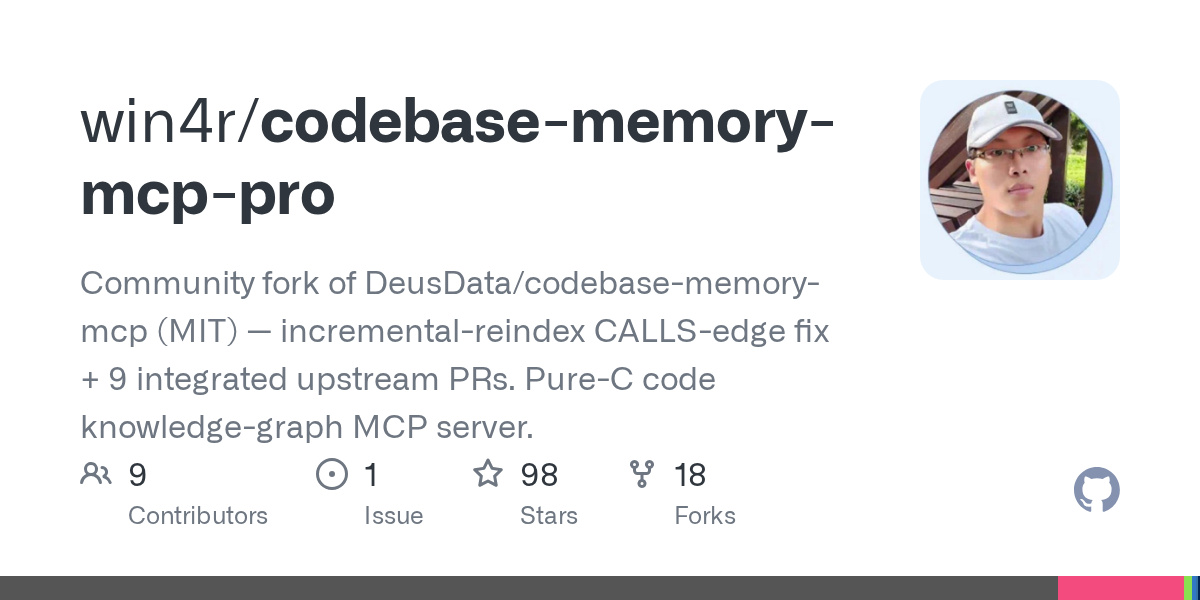 Preview of win4r/codebase-memory-mcp-pro
