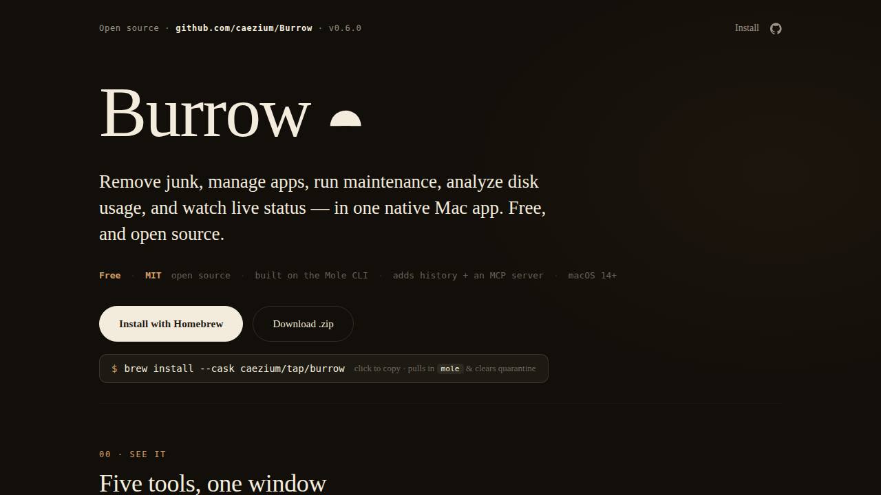Preview of caezium/Burrow