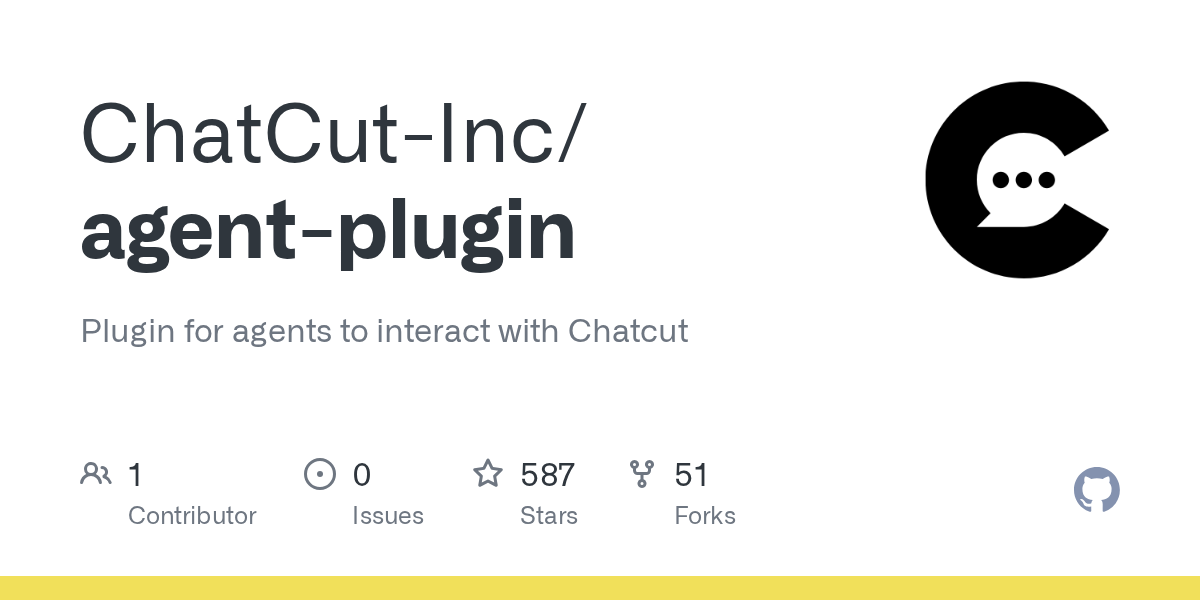 Preview of ChatCut-Inc/agent-plugin