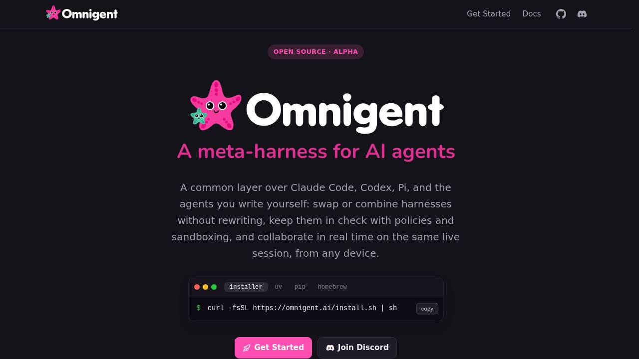 Preview of omnigent-ai/omnigent
