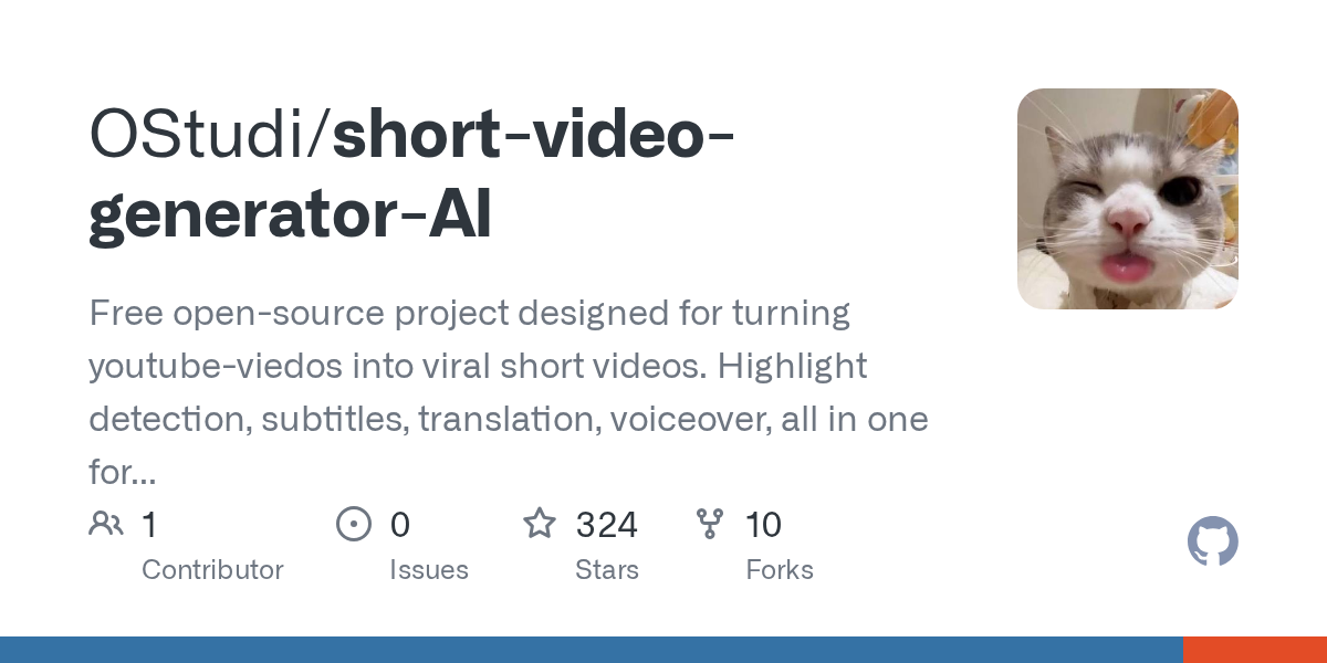 Preview of OStudi/short-video-generator-AI