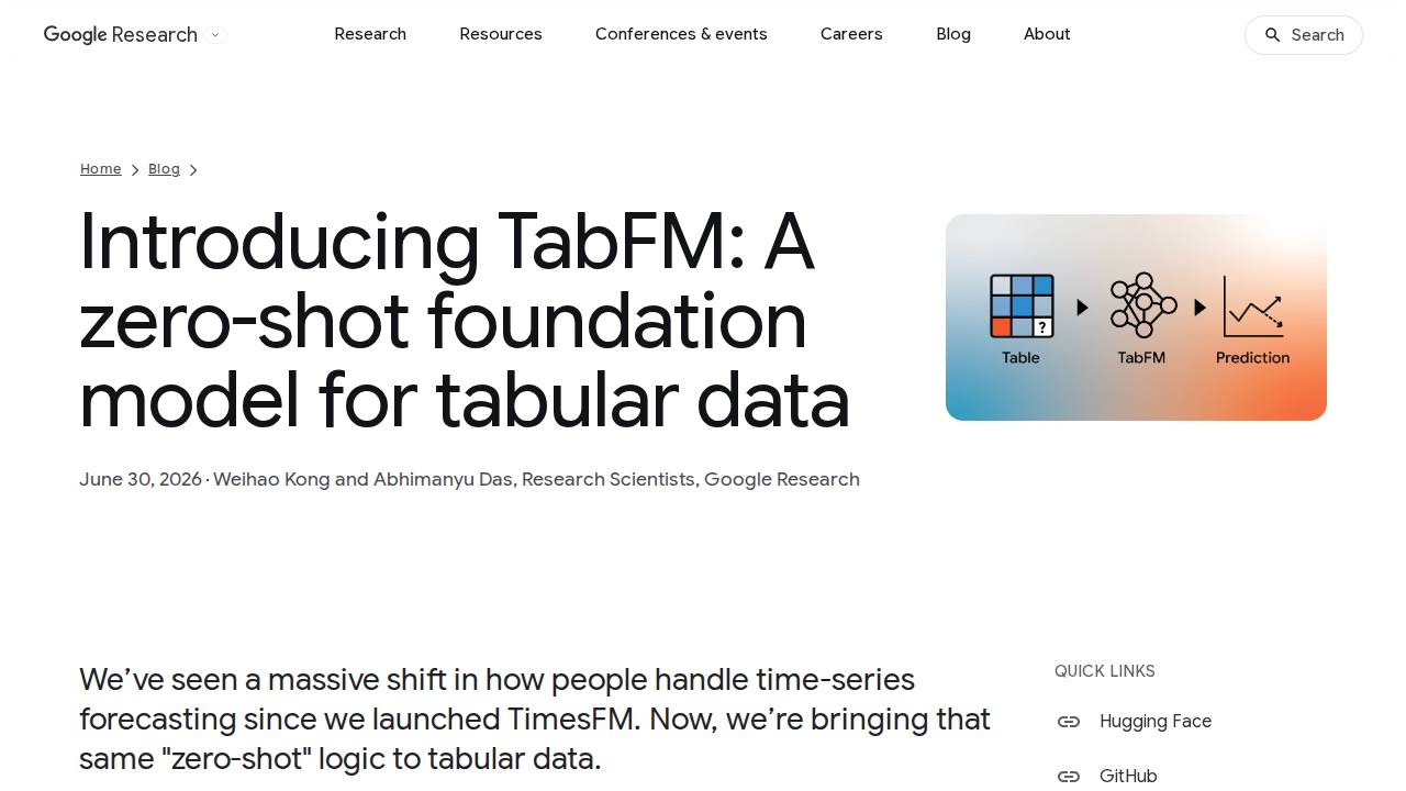 Preview of google-research/tabfm