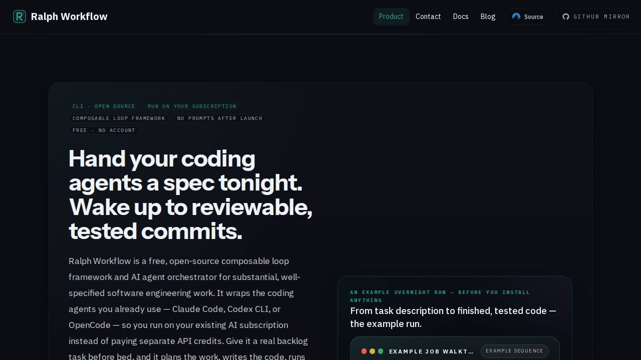 Preview of RalphWorkflow/Ralph-Workflow