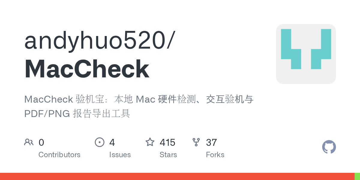 Preview of andyhuo520/MacCheck