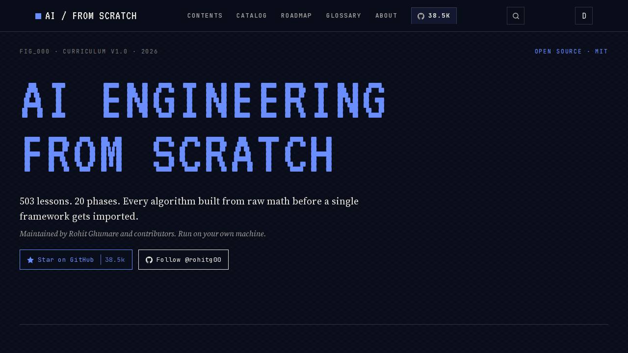 Preview of rohitg00/ai-engineering-from-scratch