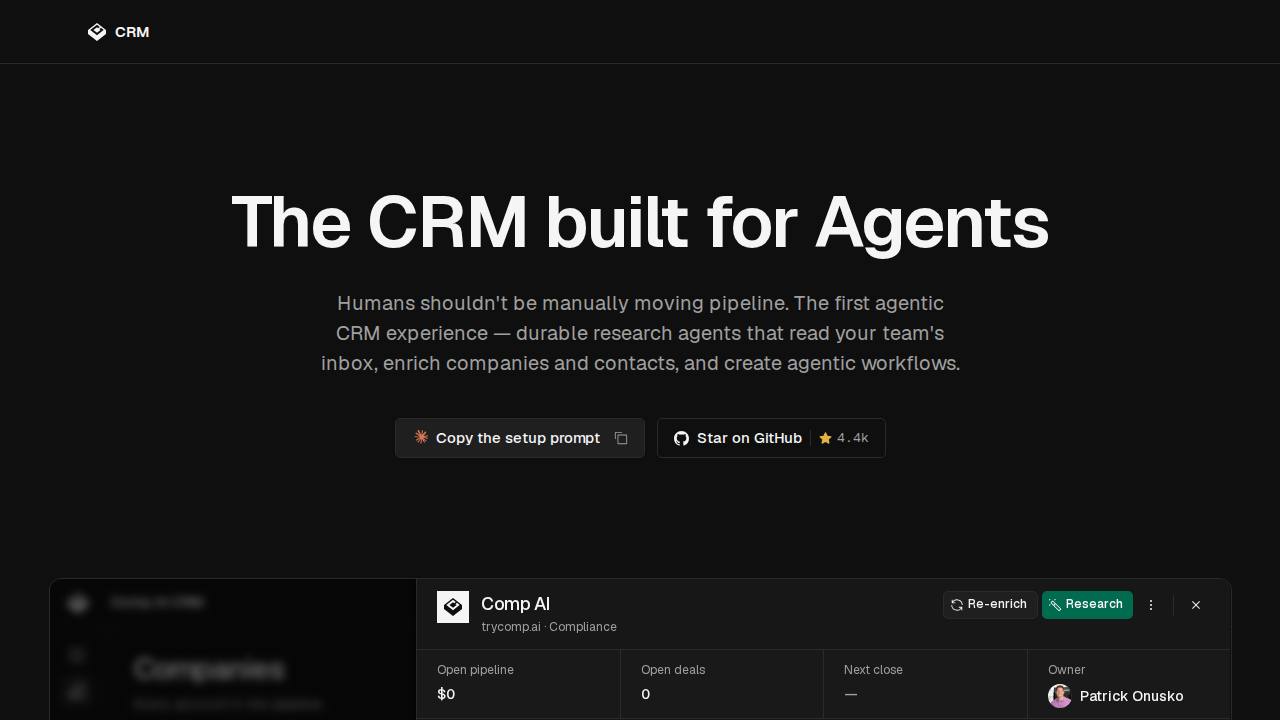 Preview of trycompai/crm