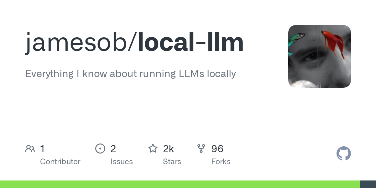 Preview of jamesob/local-llm