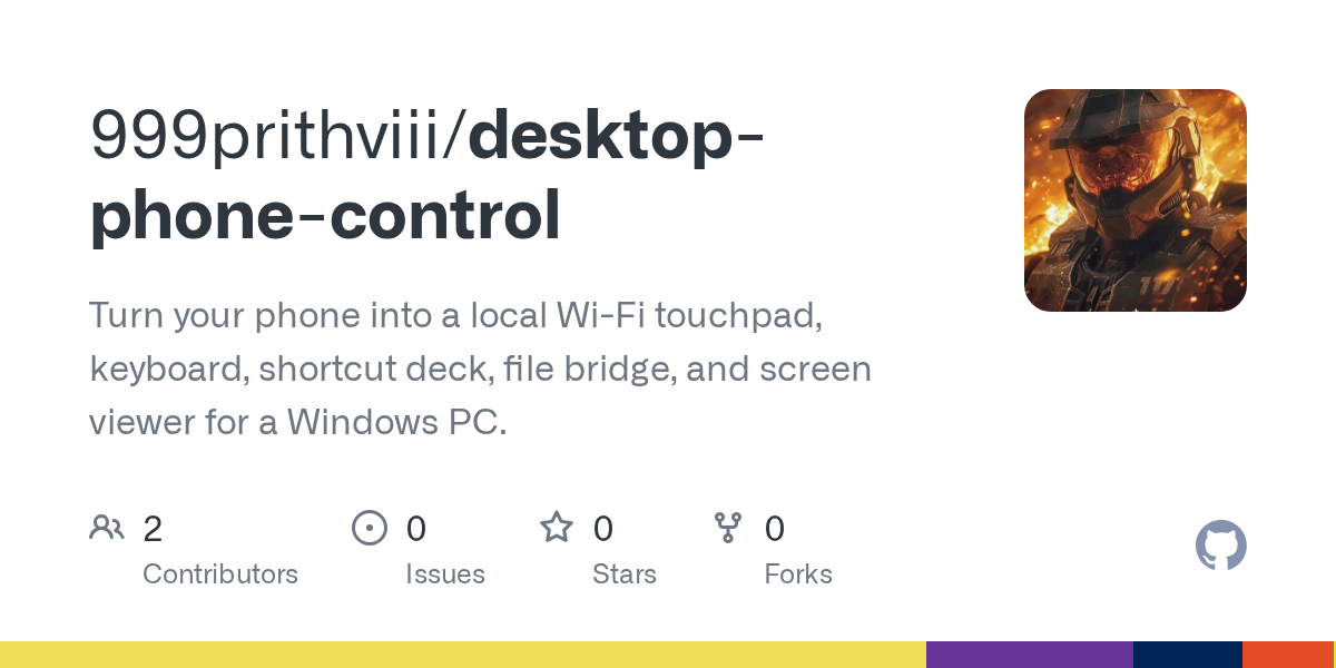 Preview of 999prithviii/desktop-phone-control
