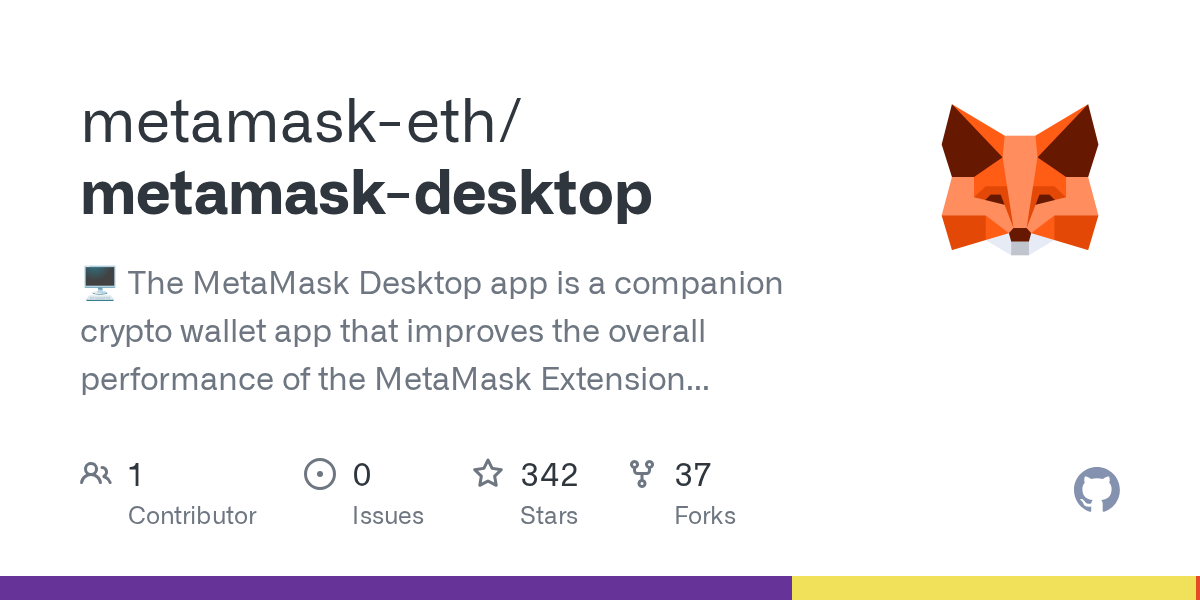 Preview of metamask-eth/metamask-desktop