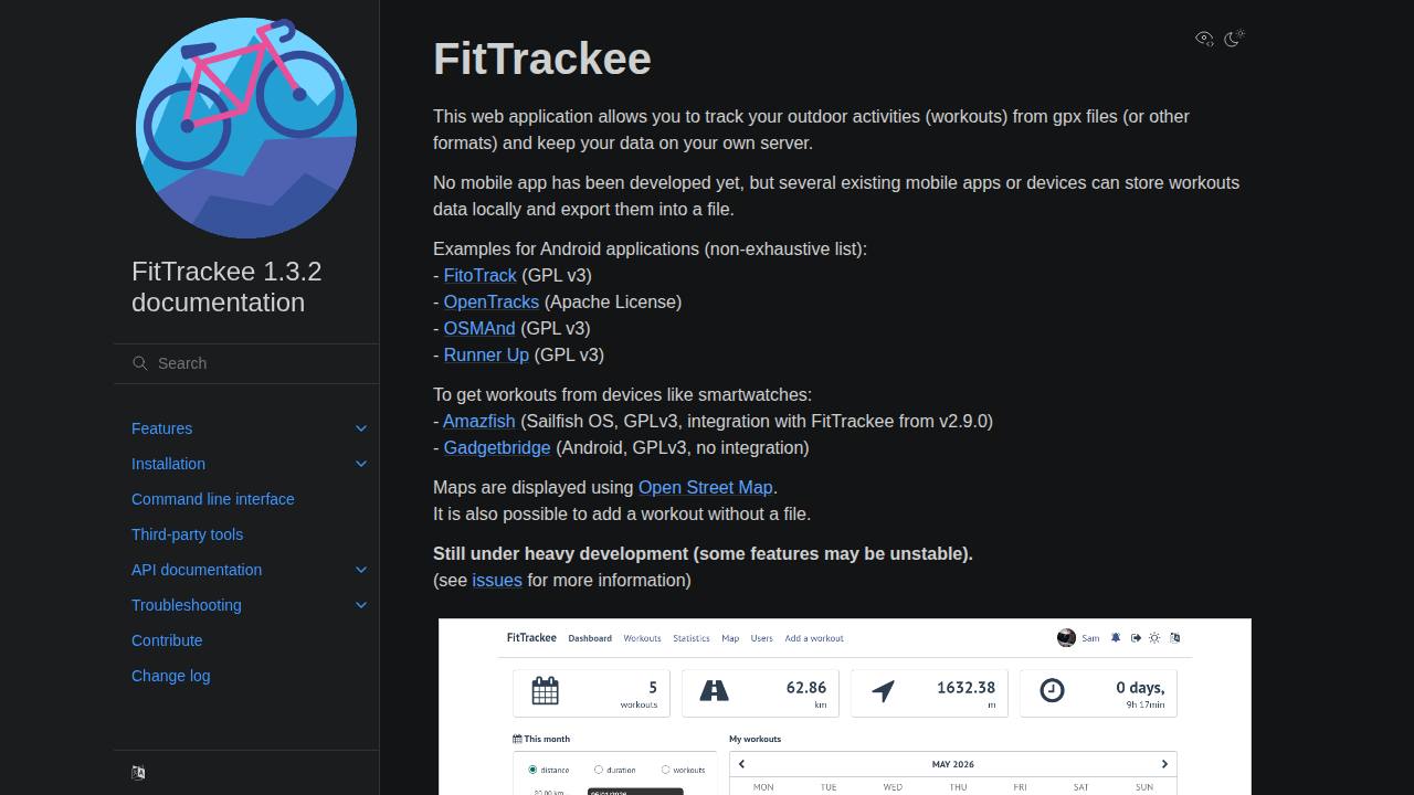 Preview of FitTrackee/FitTrackee