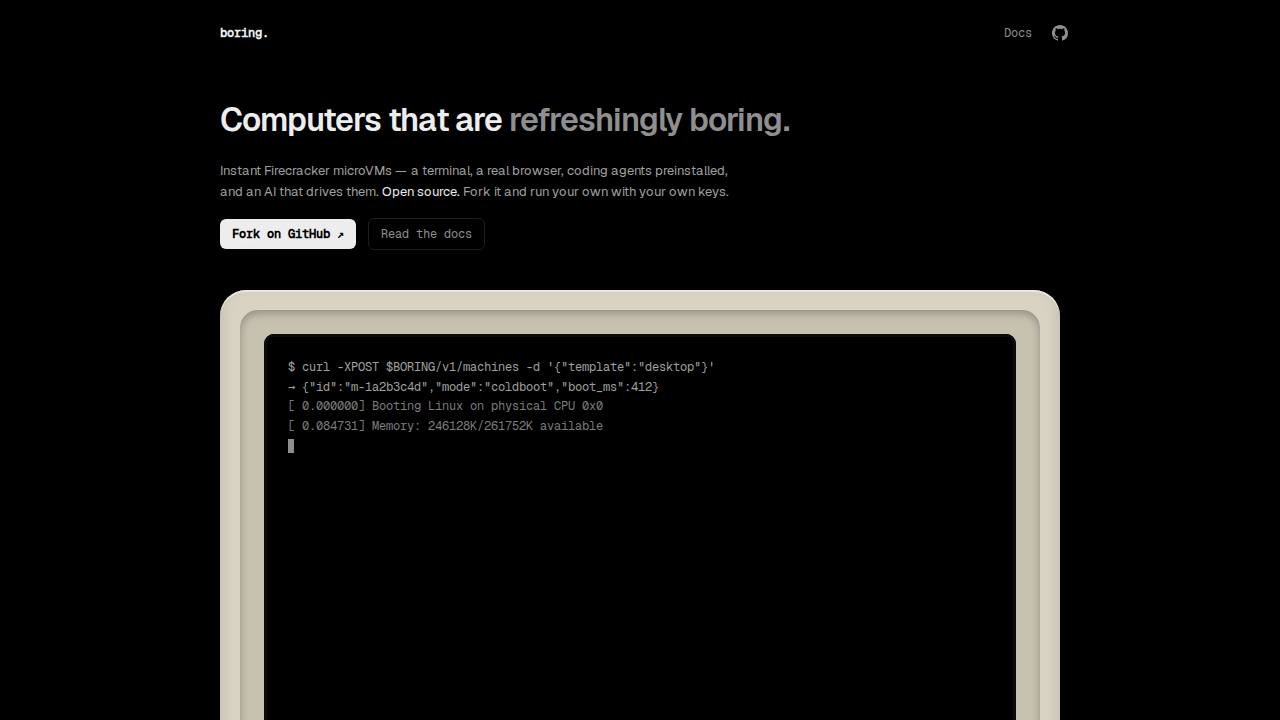 Preview of michaelshimeles/boring-computers