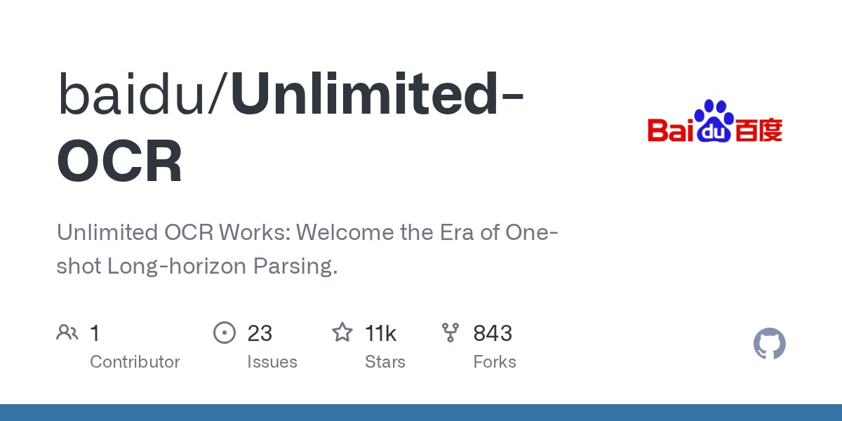 Preview of baidu/Unlimited-OCR