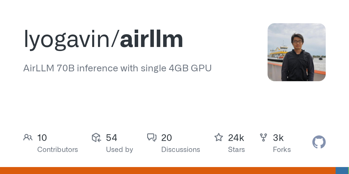 Preview of lyogavin/airllm
