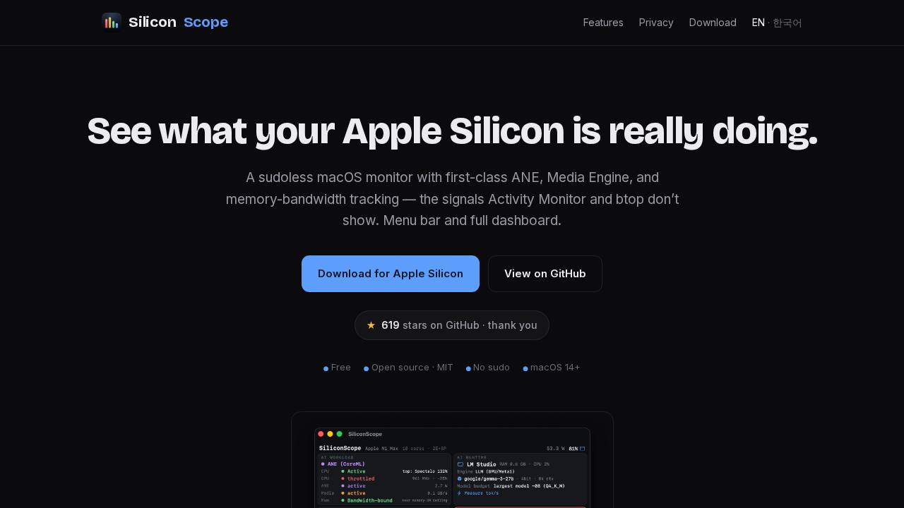 Preview of kennss/SiliconScope