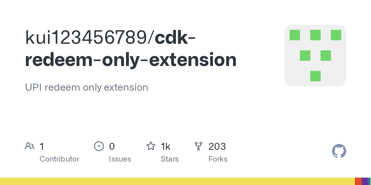 Preview of kui123456789/cdk-redeem-only-extension