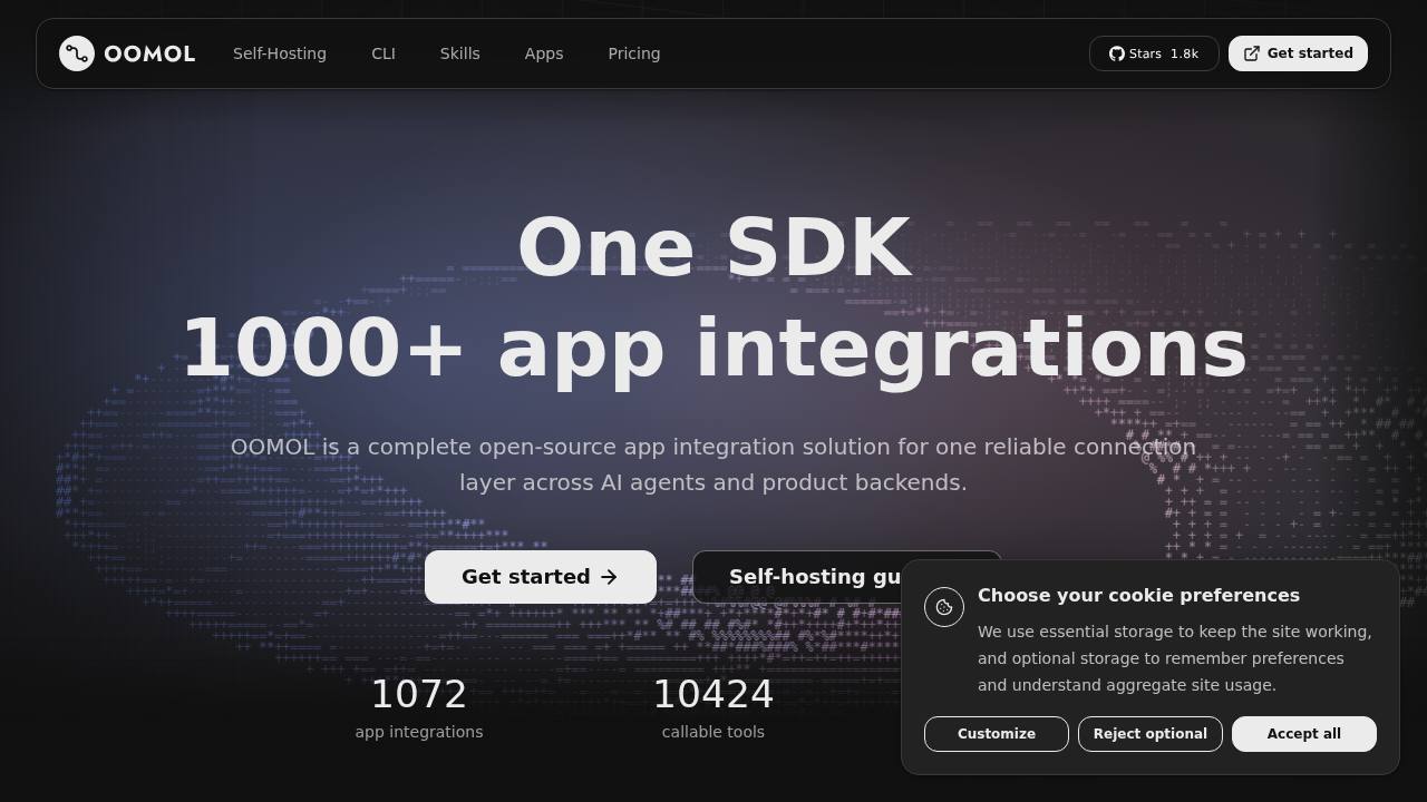 Preview of oomol-lab/open-connector