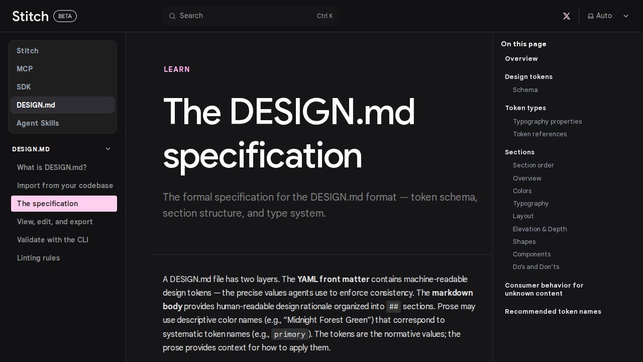 Preview of google-labs-code/design.md