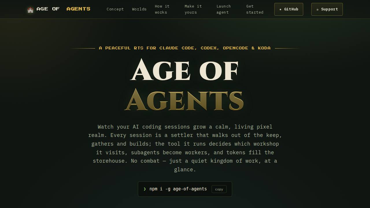 Preview of agentsmill/age-of-agents