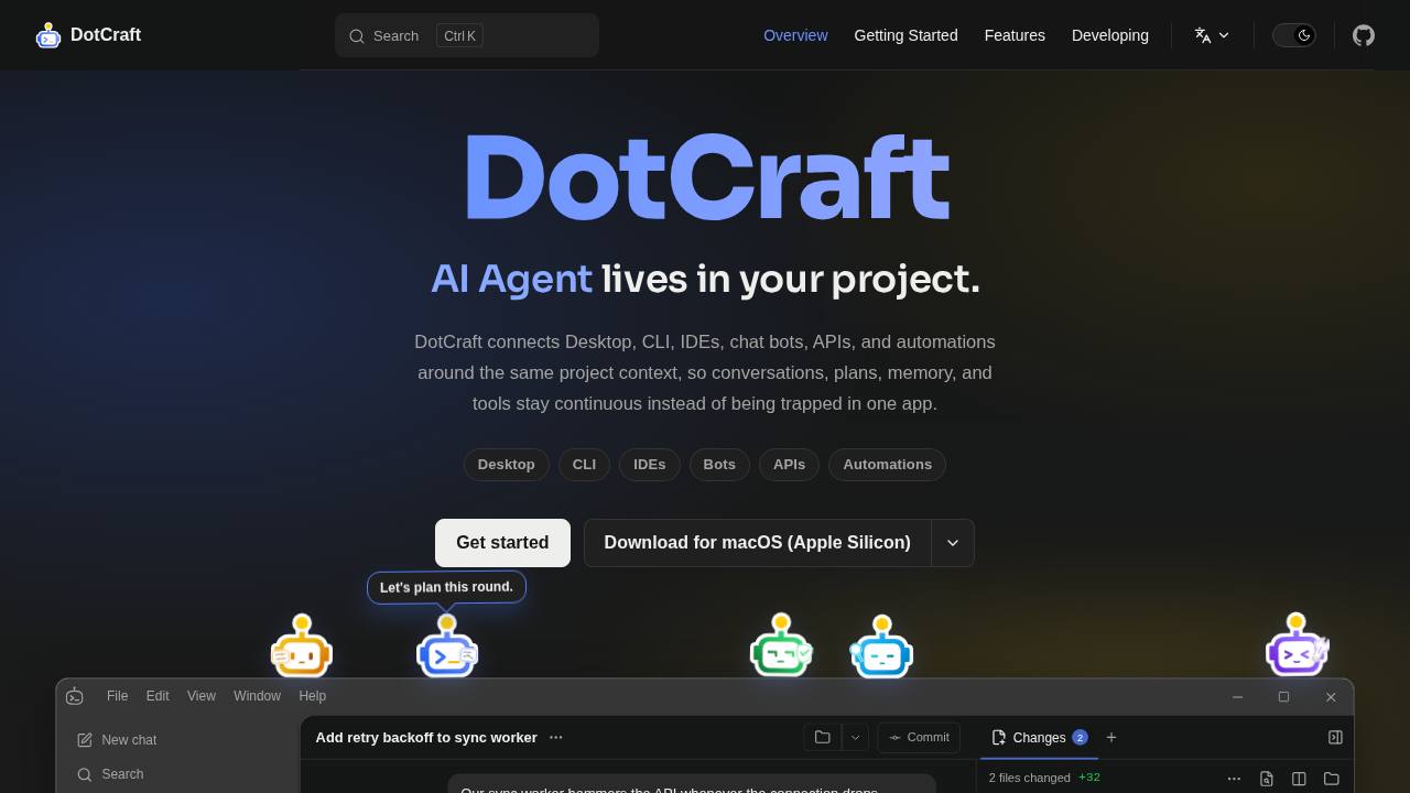 Preview of DotHarness/dotcraft