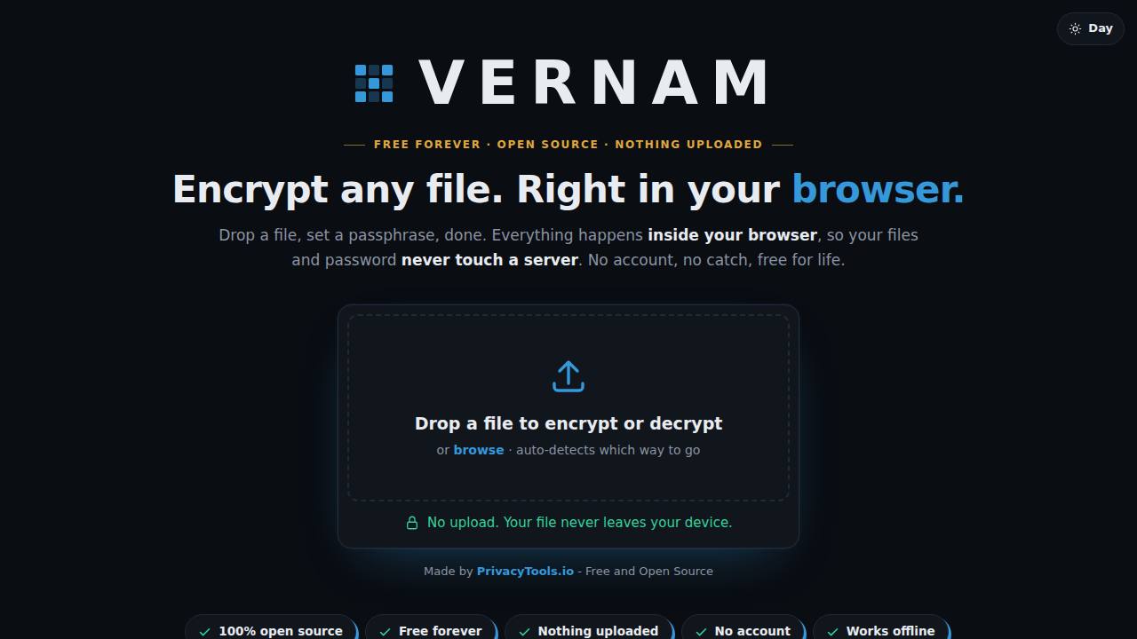 Preview of LifetimeLabsDev/VERNAM