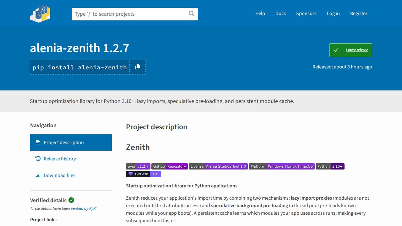 Preview of Kaia-Alenia/Zenith