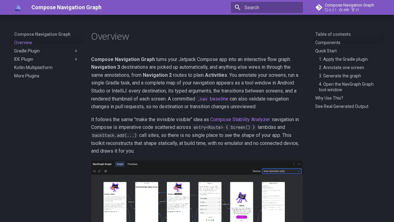 Preview of skydoves/compose-nav-graph