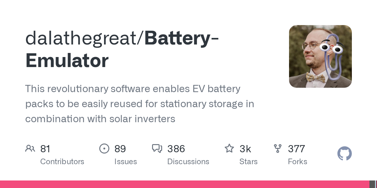 Preview of dalathegreat/Battery-Emulator