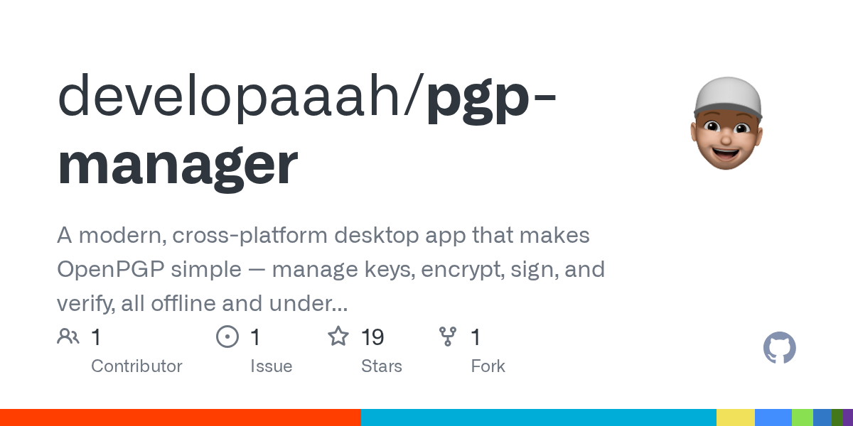 Preview of developaaah/pgp-manager