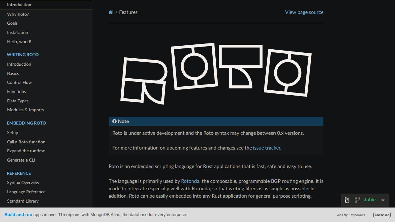 Preview of NLnetLabs/roto