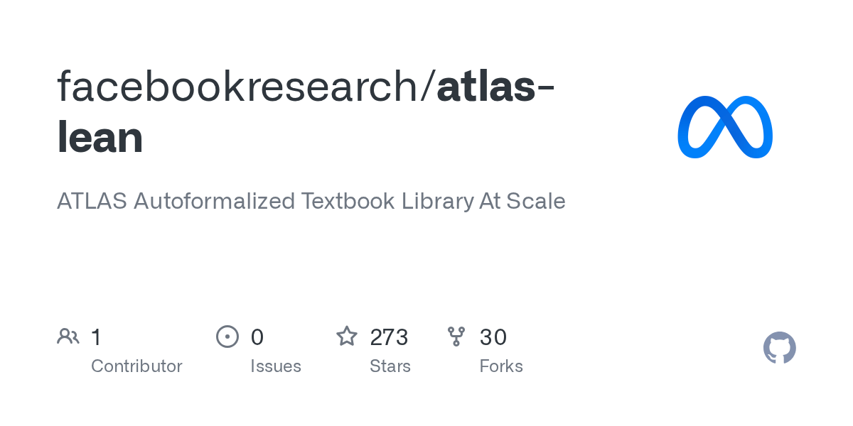 Preview of facebookresearch/atlas-lean