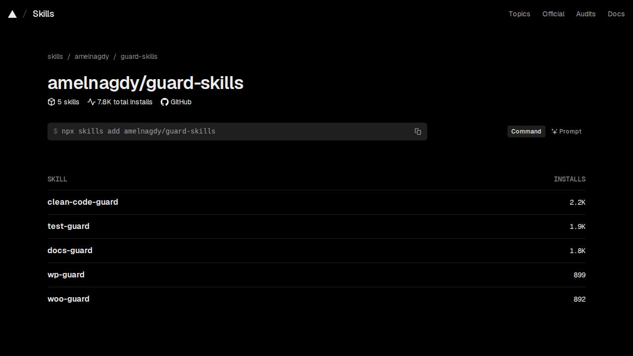 Preview of amElnagdy/guard-skills