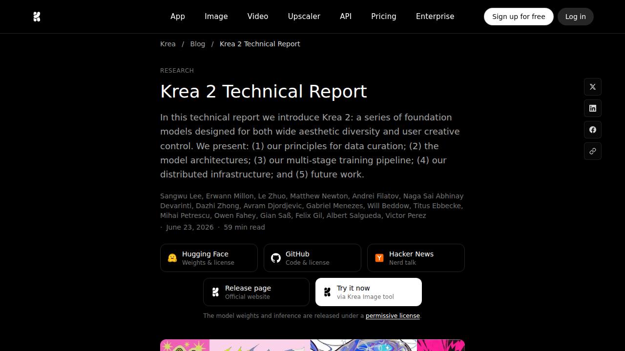 Preview of krea-ai/krea-2