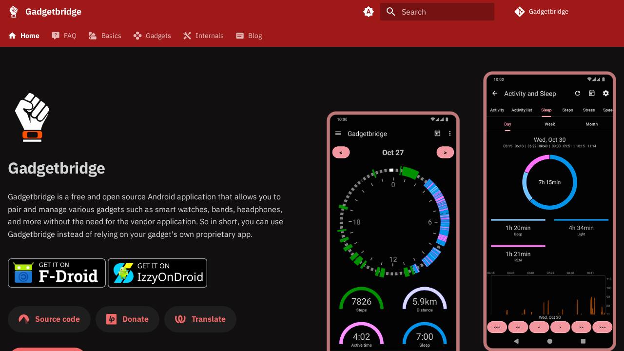 Preview of Freeyourgadget/Gadgetbridge