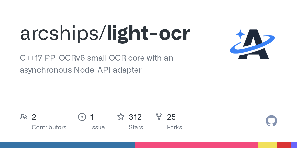 Preview of arcships/light-ocr