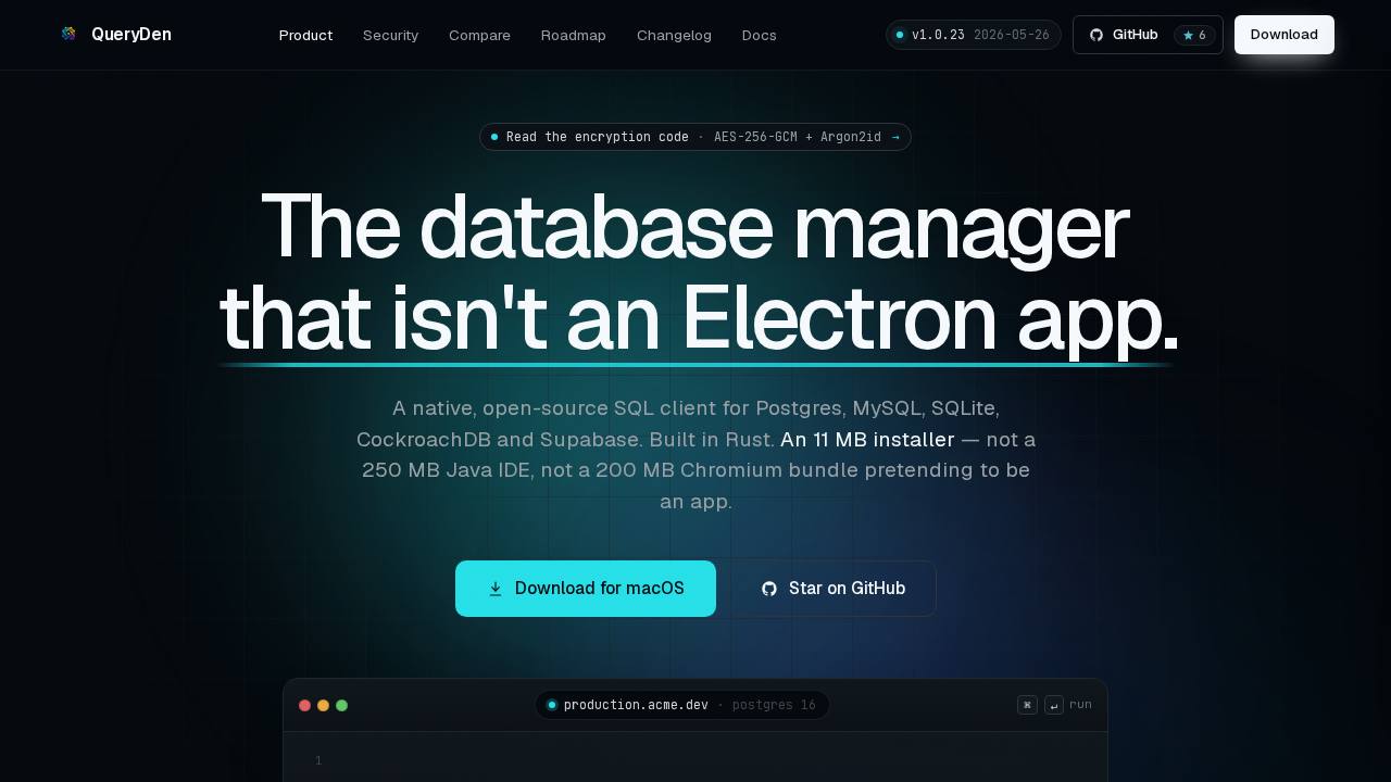 Preview of openidle-dev/queryden