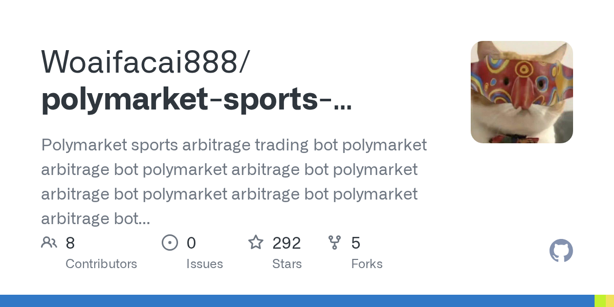 Preview of Woaifacai888/polymarket-sports-arbitrage-bot